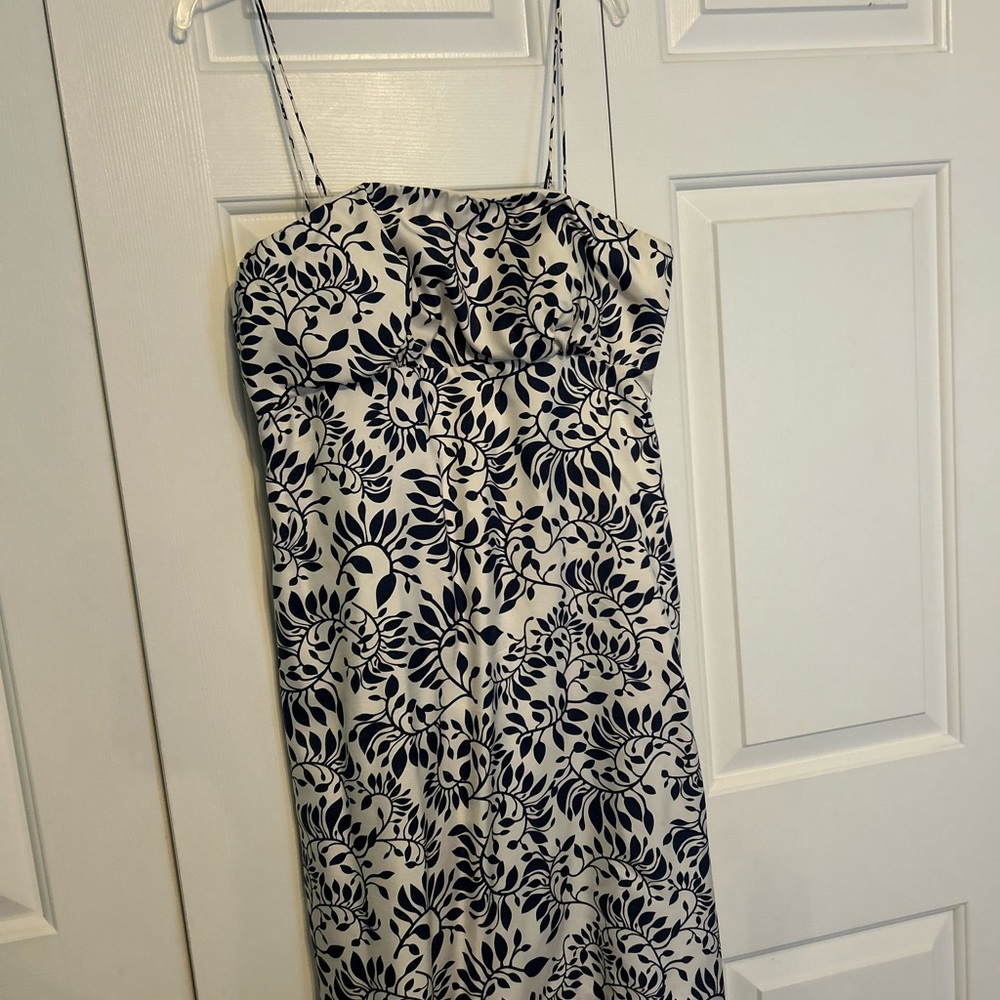 Vineyard Vines Black and White Spaghetti Strap Sundress